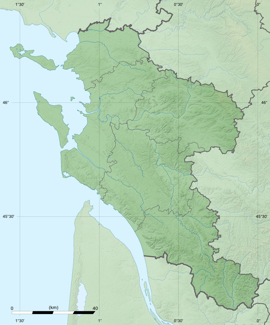Carte de la Charente-Maritime par Eric Gaba – Wikimedia Commons user: Sting